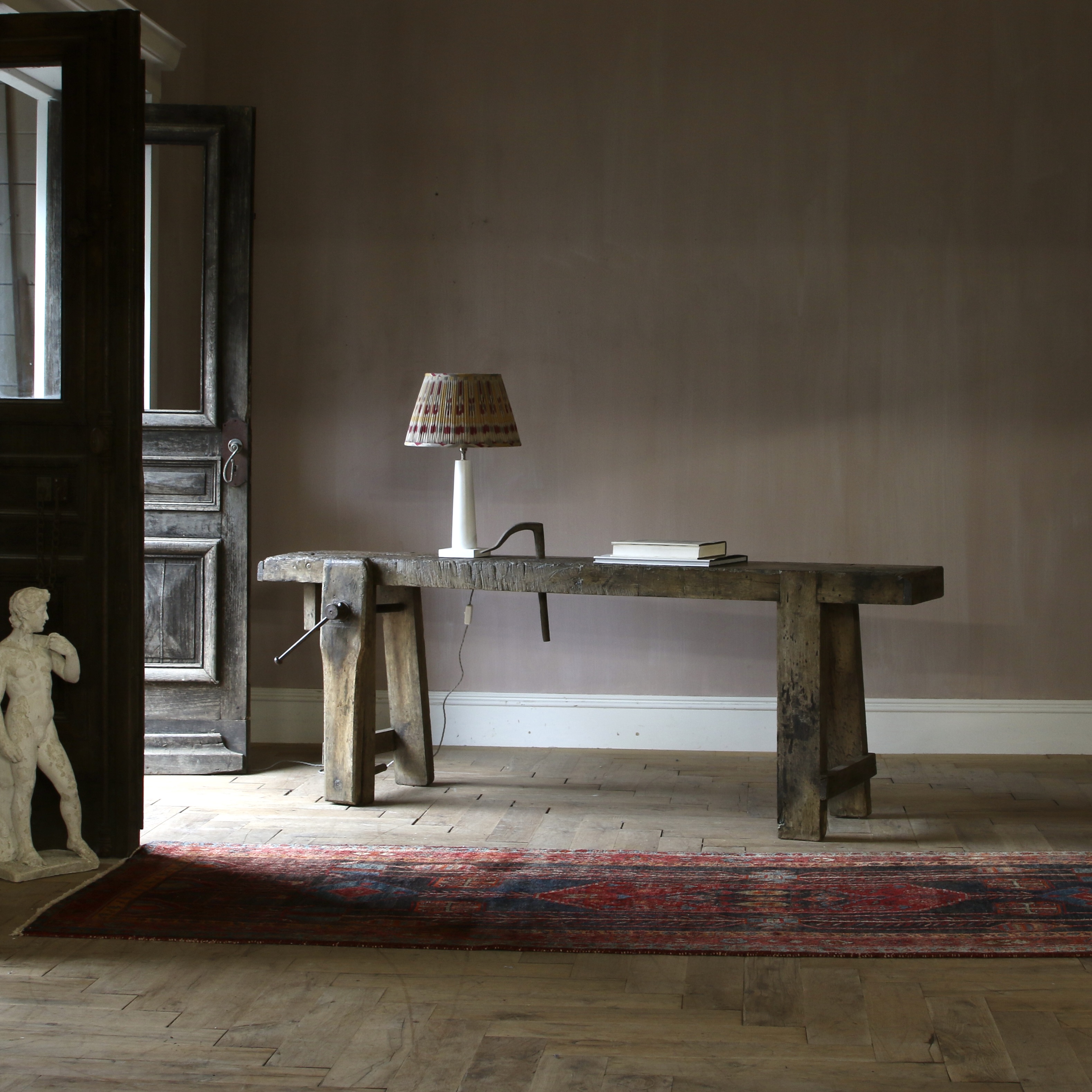 150-90 - Large Oak Workbench // 2110mm